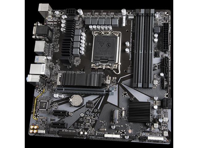 Gigabyte Z690M DS3H DDR4 Motherboard CPU LGA1700 Intel HDMI DP VGA 2.5GbE LAN