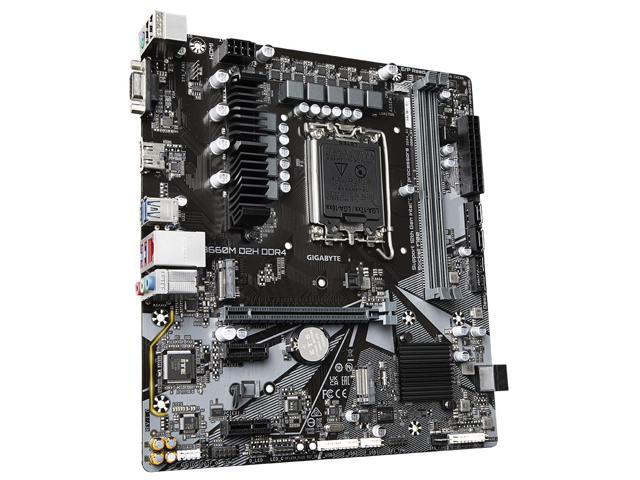 Gigabyte B660M D2H DDR4 Motherboard CPU Socket LGA1700 Intel 2.5GbE Gaming LAN