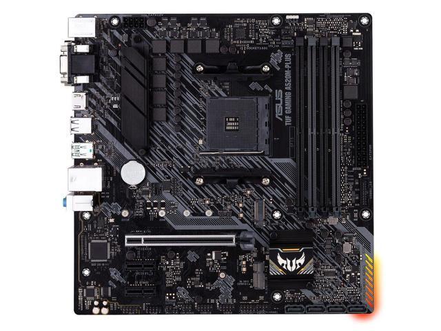 Asus TUF Gaming A520M-Plus AM4 MicroATX DDR4 SATA3 M.2 PCIe M.2 SATA Motherboard