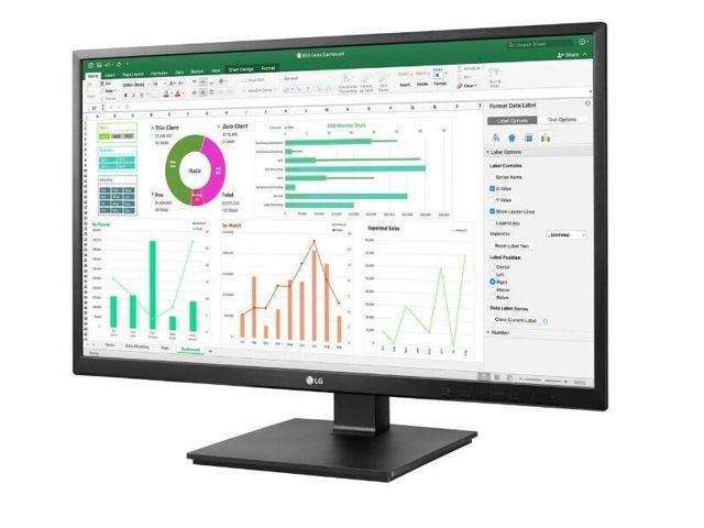 LG 27BN550Y-B 27' Full HD IPS Monitor 75Hz Flicker Safe HDMI DVI DisplayPort