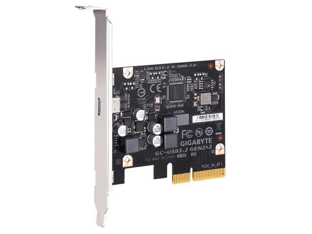 Gigabyte GC-USB 3.2 GEN2X2 Type-C connector 20Gb/s data-transfer Speed PCIe