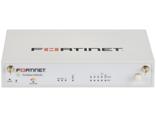 Fortinet FortiGate FG-50G-5G Network Security Firewall Appliance - Intrusion Prevention - 5 Port - 1000Base-T - Gigabit Ethernet - 5 Gbit/s.
