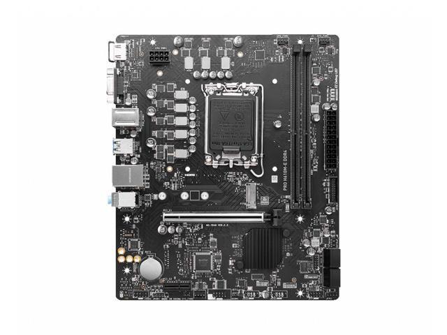 MSI PRO H610M-E DDR5 Motherboard CPU SOCKET LGA1700 Intel HDMI VGA 1Gbps LAN