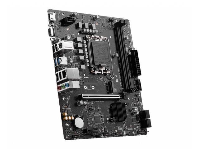 MSI PRO H610M-E DDR5 Motherboard CPU SOCKET LGA1700 Intel HDMI VGA 1Gbps LAN