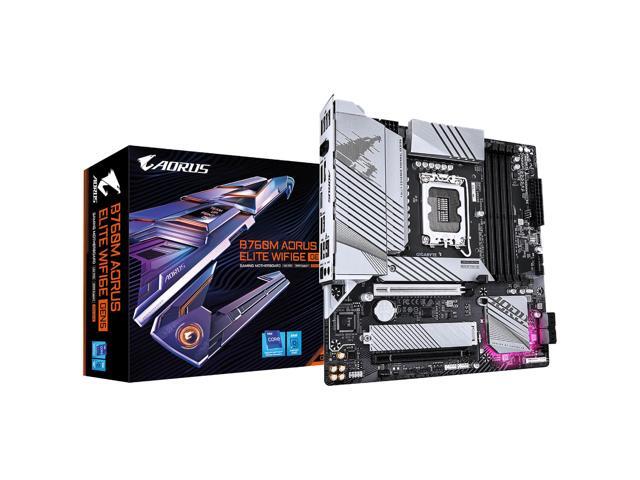 Gigabyte B760M AORUS ELITE WIFI6E GEN5 1700 DDR5 Micro ATX SATA3 Motherboard