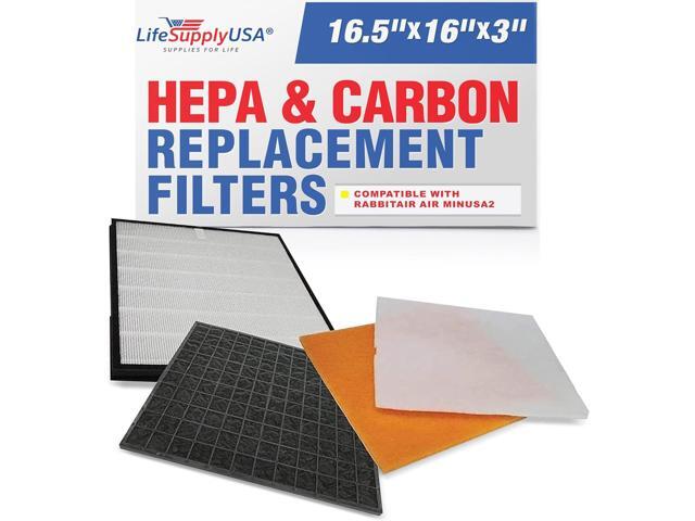 Complete Replacement Filter Kit Set fits RabbitAir Air MinusA2 SPA-700A & SPA-780A Air Purifiers