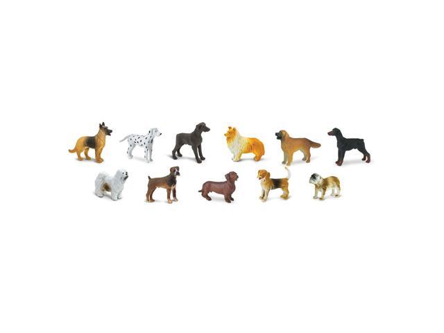Toobs Dogs Safari Ltd Set Educational Kids Toy Figure