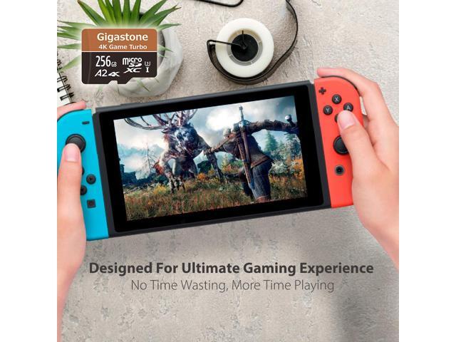 [5-Yrs Free Data Recovery] 256GB Micro SD Card, 4K Game Turbo, Nintendo-Switch MicroSDXC Memory Card, GoPro, Action Camera, DJI, UHD Video, R/W up...