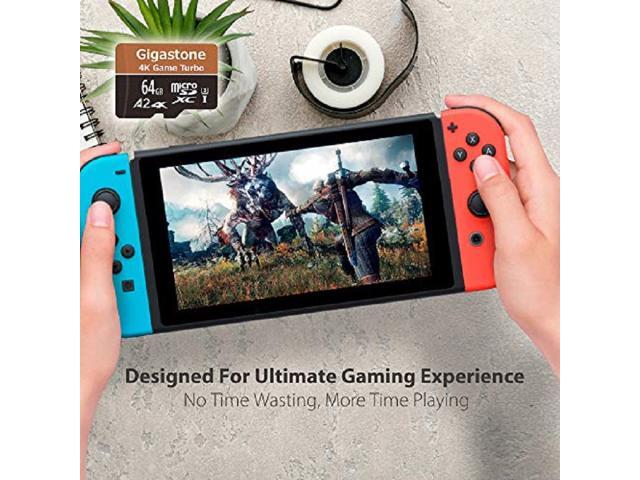 [5-Yrs Free Data Recovery] 64GB Micro SD Card, 4K Game Turbo, Nintendo-Switch MicroSDXC Memory Card, GoPro, Action Camera, DJI, Drone, UHD Video,...