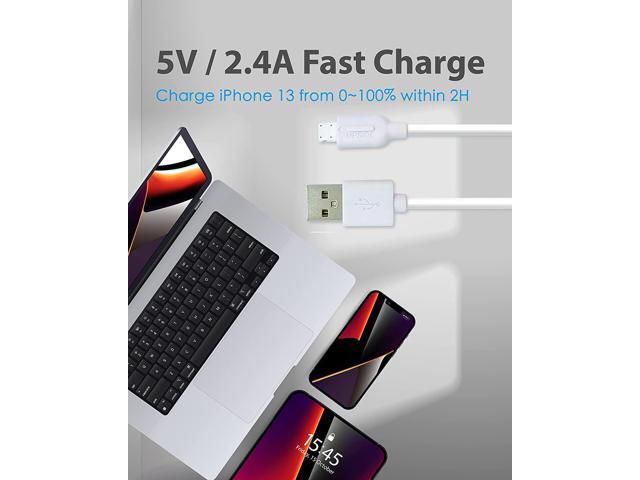 [10-Pack]Gigastone Charging Cable for Apple Lightning Devices, 3ft Fast Charge 12W, Compatible with iPhone, iPad, Charging only, Data Sync not...