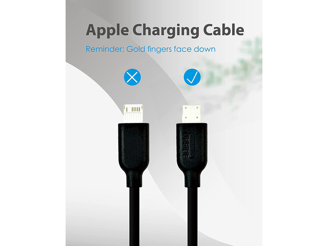 [10-Pack]Gigastone Charging Cable for Apple Lightning Devices, 3ft Fast Charge 12W, Compatible with iPhone, iPad, Charging only, Data Sync not...