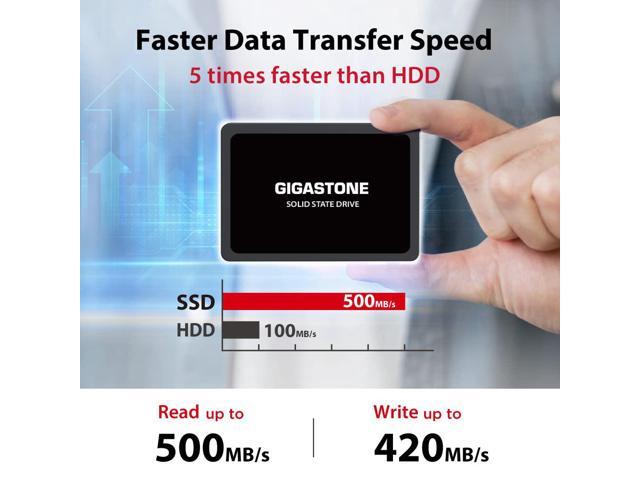 Gigastone 2-Pack 250GB SSD SATA III 6Gb/s. 3D NAND 2.5' Internal Solid State Drive, Read up to 500MB/s. Compatible with PC, Desktop and Laptop, 2.5...