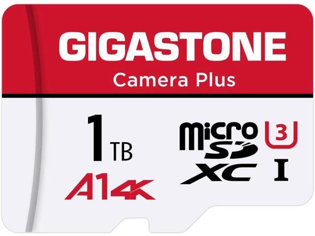 Gigastone 1TB Micro SD Card, Camera Plus, GoPro, Action Camera, Sports Camera, A1 Run App for Smartphone, Nintendo-Switch Compatible, 150MB/s, 4K...