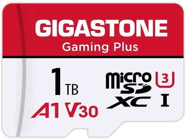 [Gigastone] 1TB Micro SD Card, Gaming Plus, up to 150MB/s, MicroSDXC Memory Card for Nintendo-Switch, Steam Deck, 4K Video Recording, UHS-I A1 U3.