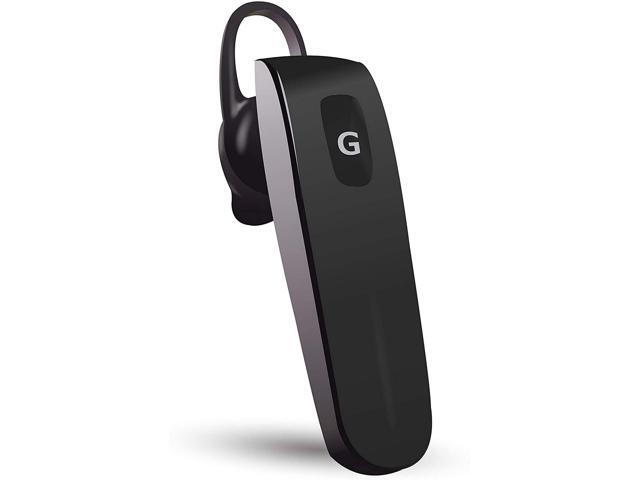 Gigastone D1 Bluetooth Earpiece, Wireless Handsfree Headset with Microphone, 6-8 Hrs Driving Single Ear Bluetooth Headset, Noise Canceling Mic,.