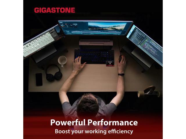Gigastone 512GB 2.5' Internal SSD, 3D NAND Solid State Drive, SATA III 6Gb/s 2.5 inch 7mm (0.28), Read up to 560MB/s