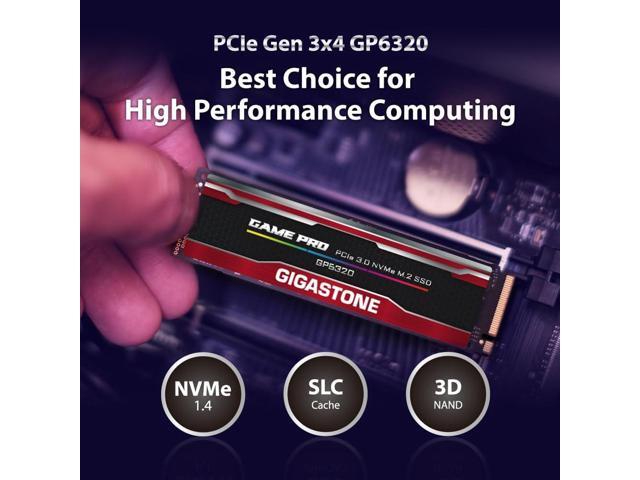 GIGASTONE M.2 SSD 500GB PCIe 3.0 NVMe SSD Internal Gaming Solid State Hard Drives Upgrade PC Laptop Storage High Speed Response for Gamers Graphic...