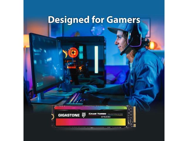 GIGASTONE M.2 SSD 500GB PCIe 3.0 NVMe SSD Internal Gaming Solid State Hard Drives Upgrade PC Laptop Storage High Speed Response for Gamers Graphic...