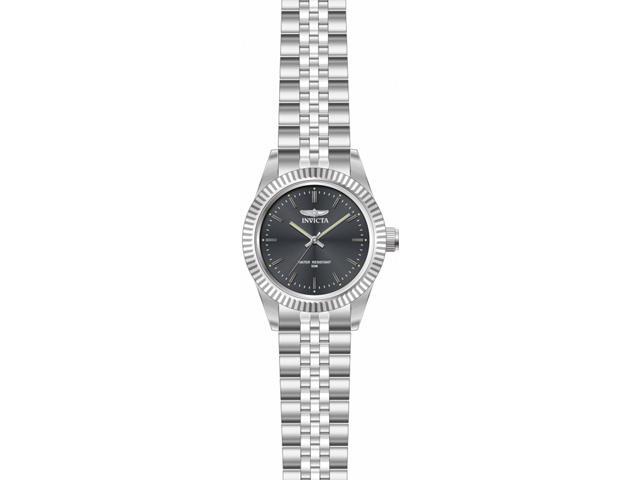 Invicta Women's Quartz Black Dial Stainless Steel Watch 29395