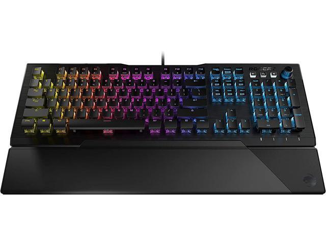 ROCCAT Vulcan 121 Mechanical PC Tactile Gaming Keyboard, Titan Switch, AIMO RGB Backlit Lighting Per Key, Anodized Aluminum Top Plate and.