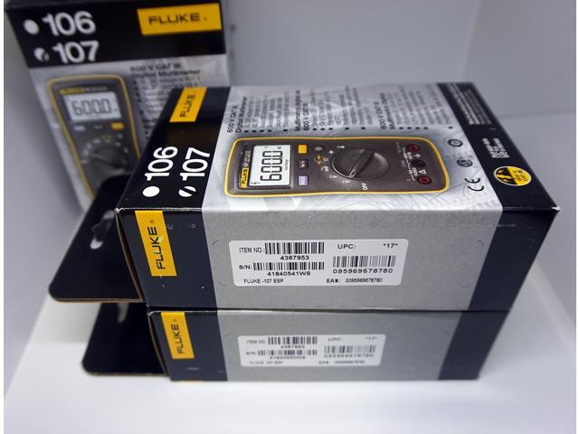 Fluke 107 Ac/dc Current Handheld Digital Multimeter