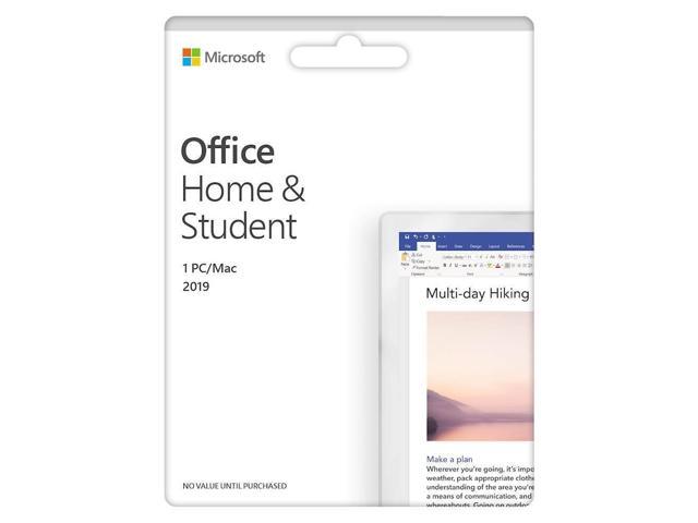 Photos - Other Power Tools Microsoft Office Home & Student  (1 Device)  - Mac W  2019(Product Key Card)