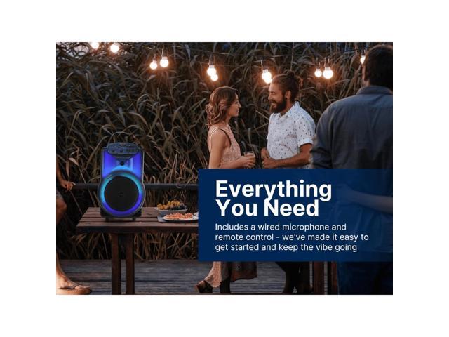 Emerson Portable Bluetooth 12' Party Speaker with Flame Lighting