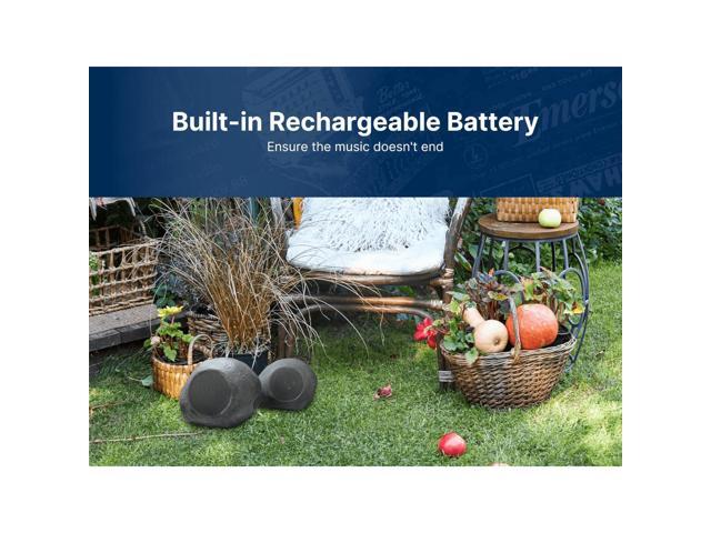 Emerson 1-Pair Mini Pebbles Duo Bluetooth Speakers with TWS