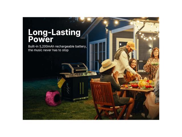 Emerson Rock Party Solar Multicolor LED Bluetooth Speaker