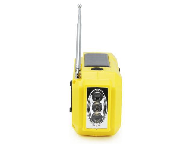 Emerson Emergency AM / FM Radio with Weather Band and Power Bank - Yellow
