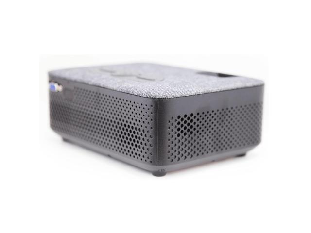 Emerson 150' Home Theater LCD Portable Projector with 100" Portable Projector Screen & carrying case Combo EVP-2001C (Black)