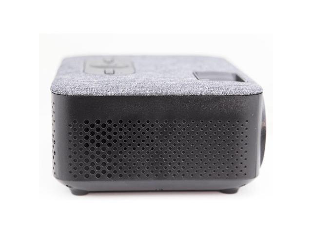 Emerson 150' Home Theater LCD Portable Projector with 100" Portable Projector Screen & carrying case Combo EVP-2001C (Black)