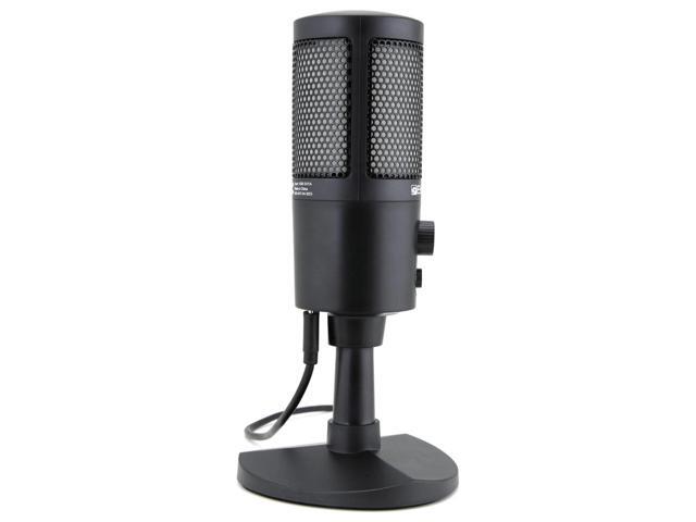 Emerson USB Gaming & Streaming Microphone with RGB Lighting with Tap-to-Mute
