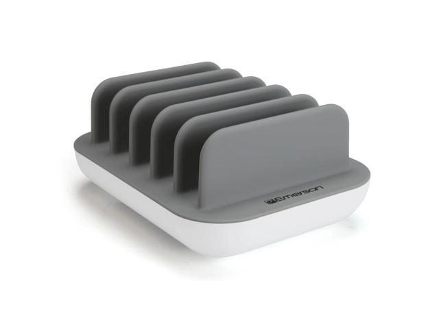 Emerson 5-Port USB Charging Station with LED Charging Indicator Light