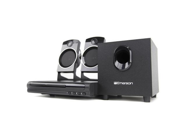 Emerson 2.1 Channel Home Theater DVD Player with Speaker Surround Sound System ED-8050 - Black