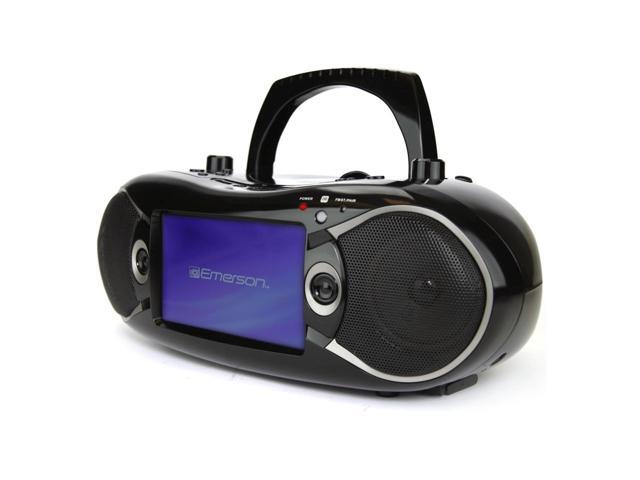 Emerson 7' Bluetooth DVD Boombox with AM/FM Radio & Digital TV EDL-2870H-BK (Black)