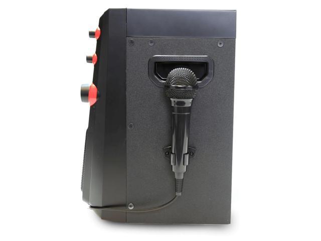 Emerson Portable Bluetooth Karaoke System with 7' LCD Display and Mic Input