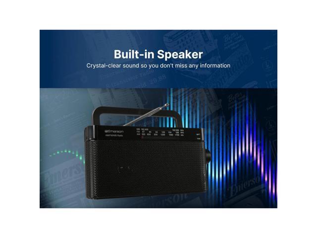 Emerson ER-7004 AM/FM/WB Radio Lightweight Portable Weather Radio with Telescoping Antenna - image 5