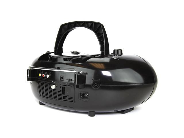 Emerson 7' Bluetooth DVD Boombox w AMFM Radio, Stereo Speakers & Multi-Media