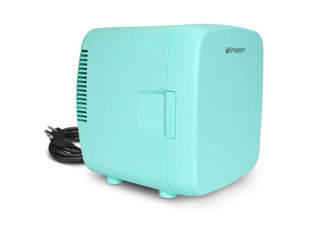 Emerson Portable Mini Fridge Cooler XL with 9 Liter Capacity and Locking Latch Blue
