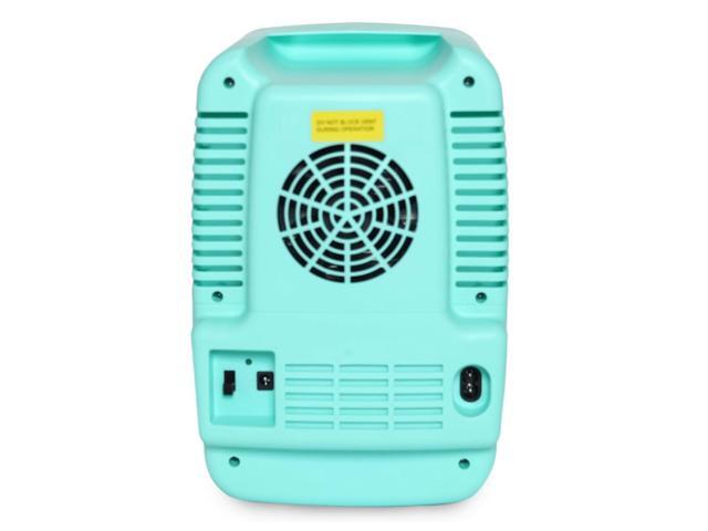 Emerson Portable Mini Fridge Cooler XL with 9 Liter Capacity and Locking Latch Blue
