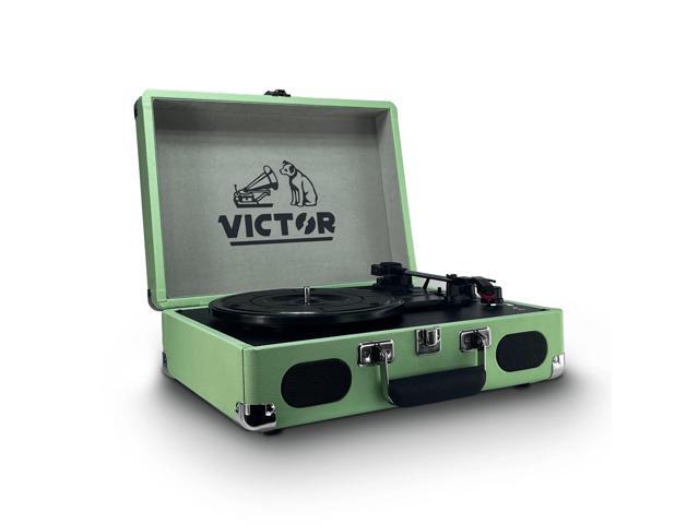 Victor Metro Plus Portable Dual Bluetooth Suitcase Turntable