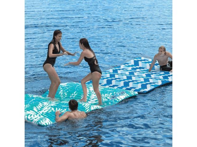 WOW Watersports Teal Palm Leaves Water Walkway