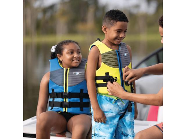 WOW Watersports PFD Personal Floatation Device Lifejacket for Children