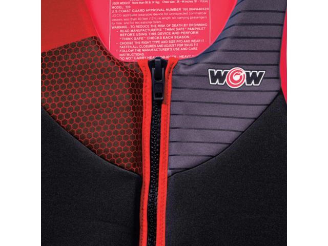 WOW Watersports Feel Good Dual Sized Evoprene PFD Personal Floatation Device for Adults