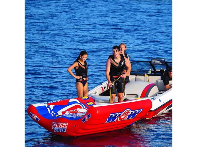 WOW Watersports Power Steer 3 Person 3P Steerable Deck Tube