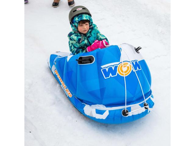 WOW Watersports Snow Tube Bobsled for Kids and Adults