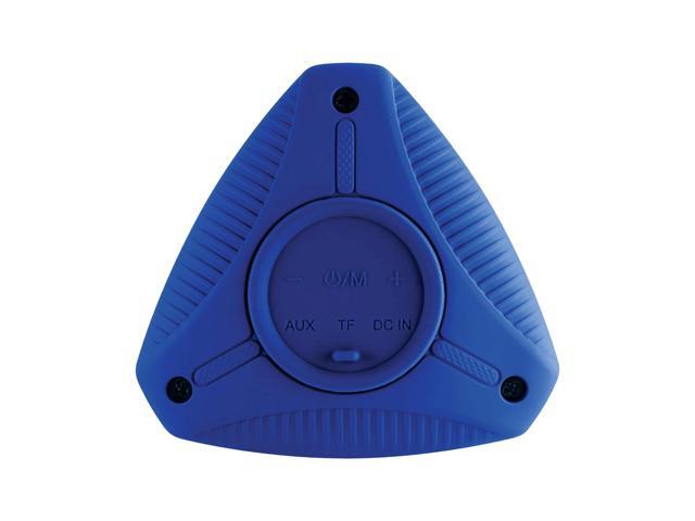 Supersonic IPX6 Water-Resistant Portable BT Speaker with True Wireless Technology Blue