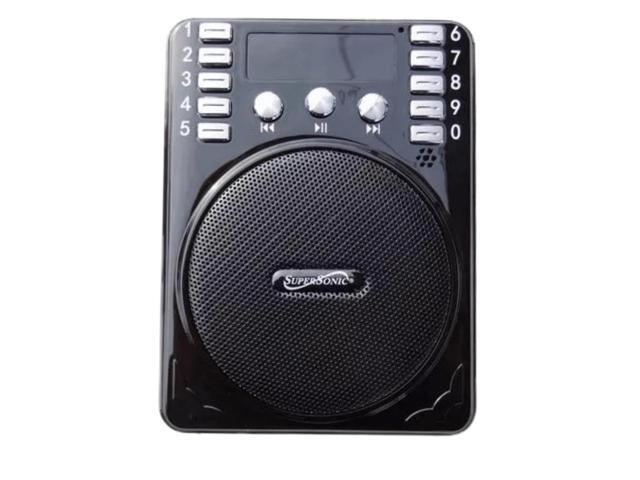 Supersonic Bluetooth Portable PA System Black