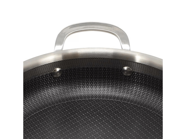 Better Chef 9-Inch 3-Ply Stainless Steel Nonstick Deep Fry Pan with Lid